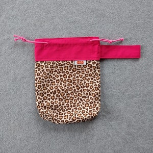 Marble bag Leopard, Cheetah, Sinterklaas scatter bag handmade, fabric image 5