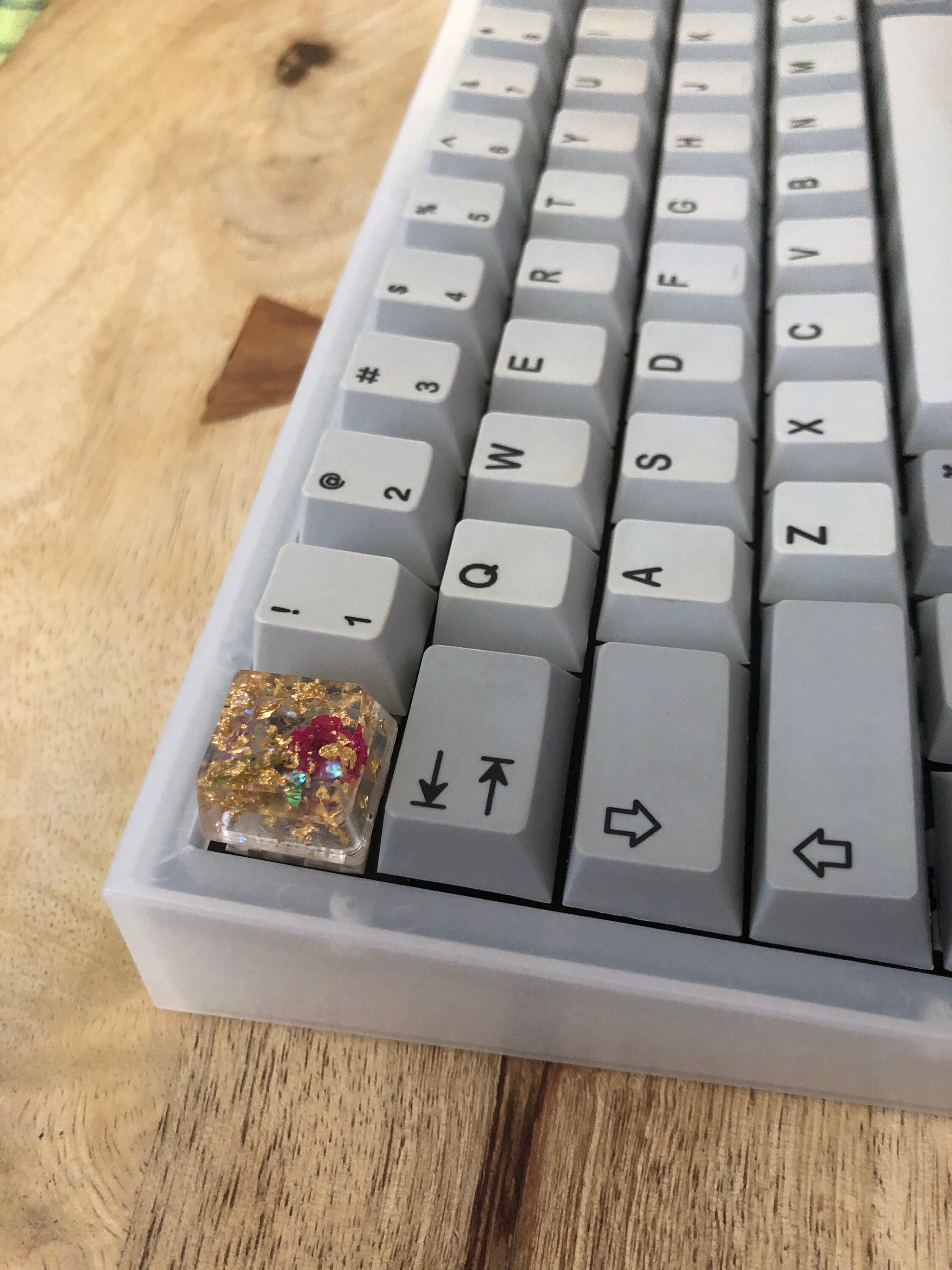 Floral resin key caps. Handmade resin keycaps for MECHANICAL Etsy