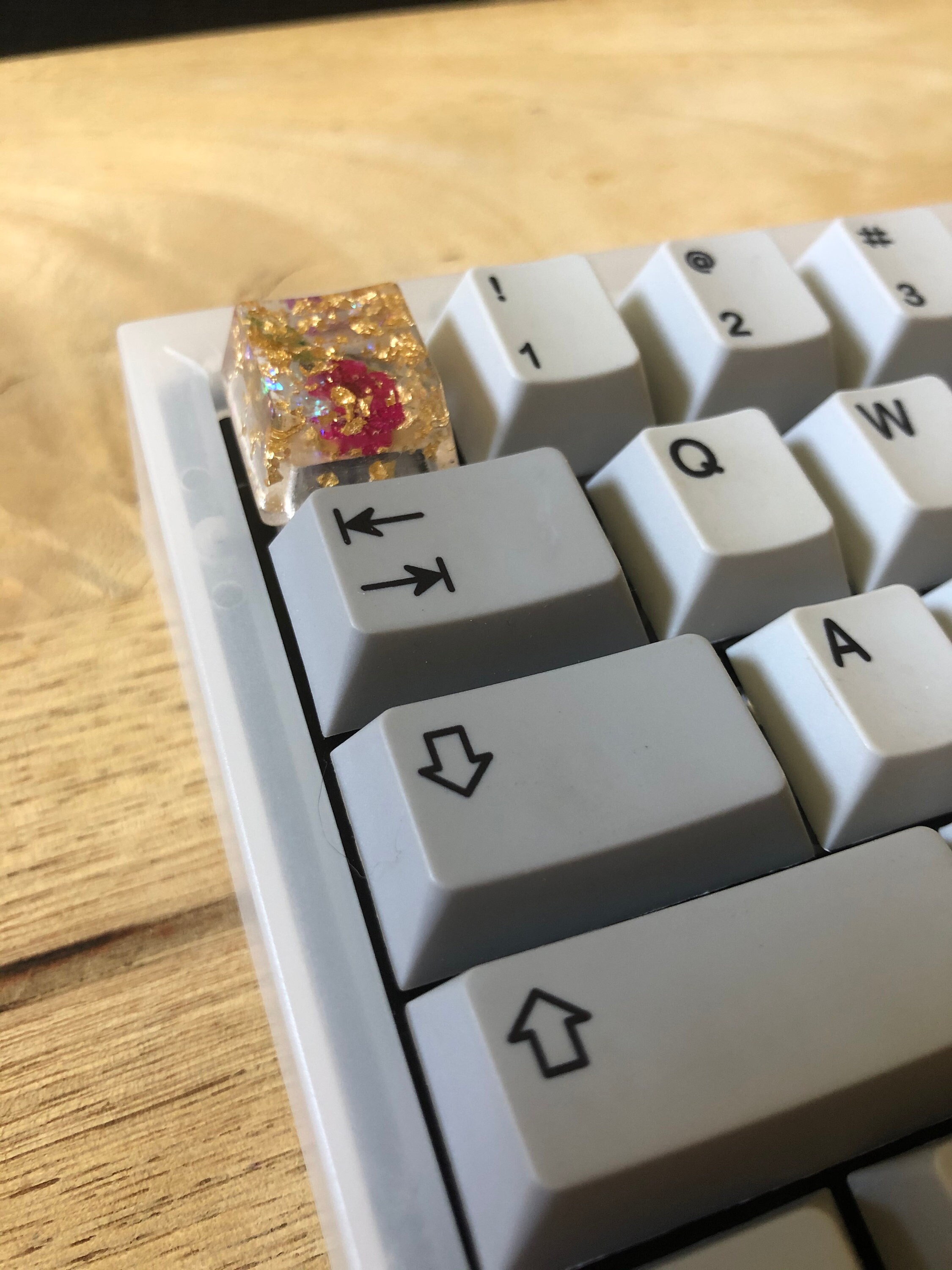 Floral resin key caps. Handmade resin keycaps for MECHANICAL Etsy