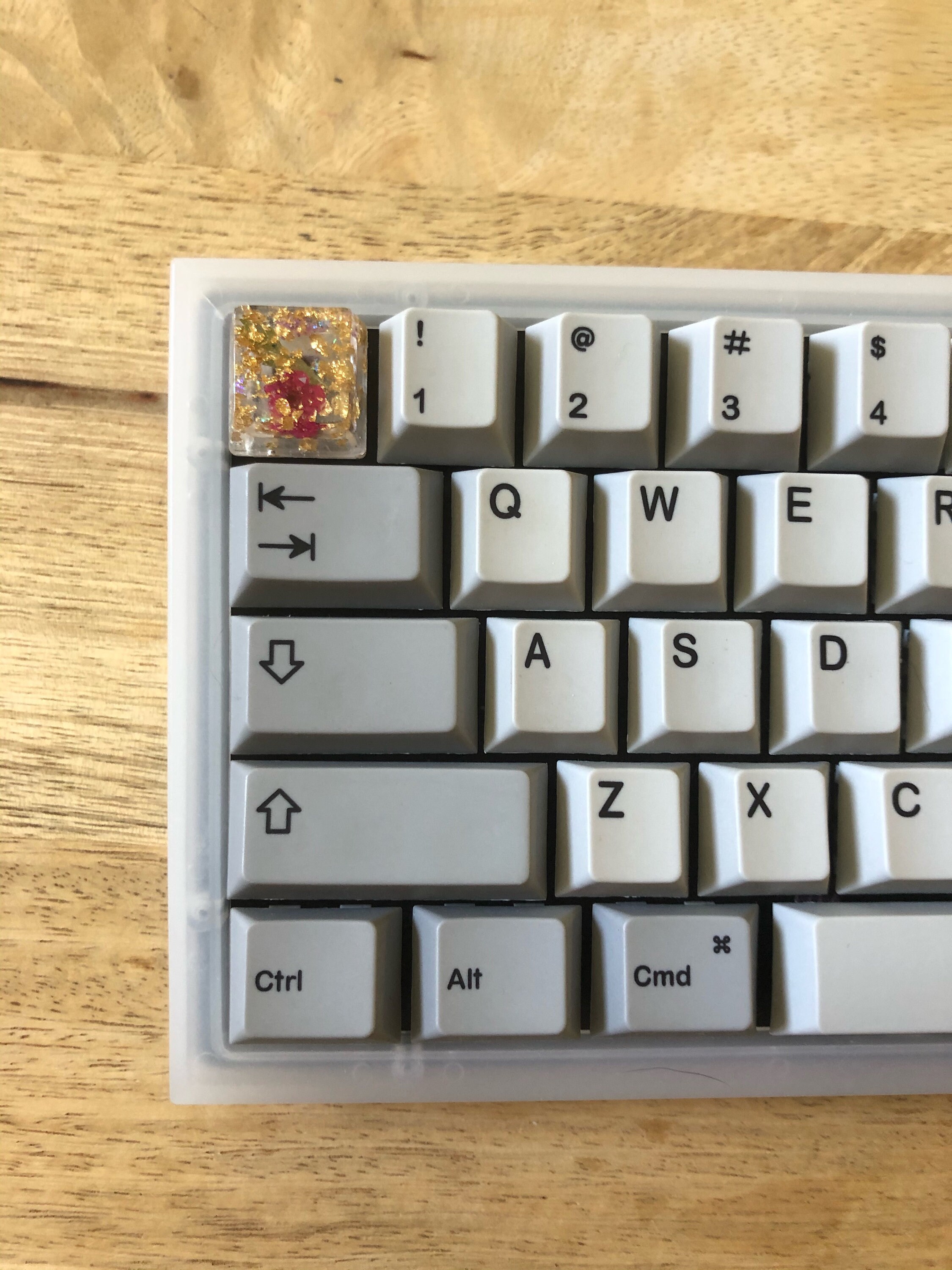 Floral resin key caps. Handmade resin keycaps for MECHANICAL Etsy