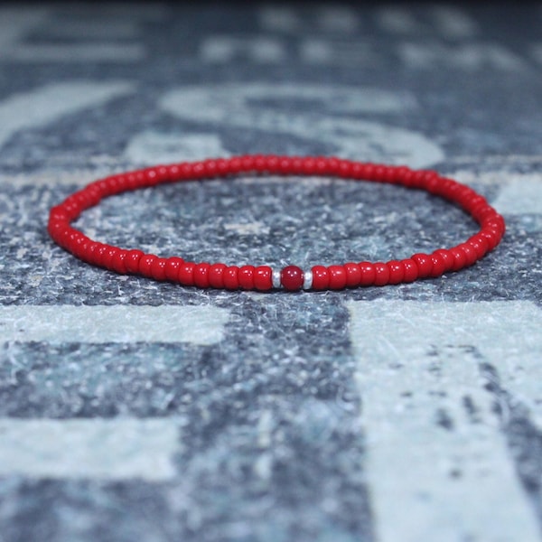 Coral bracelet, Mens Gift, Red Coral Bracelet, Gift for Men, Boyfriend Gift, Husband Gift, Gift for Boyfriend, Gift for Husband, Couples