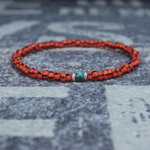 Turquoise Bracelet, Mens gifts, Gemstone bracelet, Mens Bracelet, Birthstone Bracelet, Couples Bracelet, Anniversary Gift Beaded Bracelet