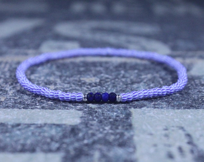 Lapis Lazuli Bracelet, Mens Lapis Lazuli Jewelry, Mens Jewelry, Mens Beaded Bracelet, Friendship Bracelet, Gift for Men, Husband Gift