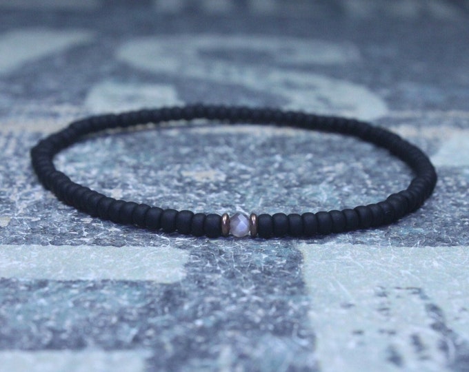 Gifts for Men, Moonstone, Friendship Bracelet, Mens Bracelet, Beaded Bracelet, Boyfriend Gift, Gift for Boyfriend, Gifts for Him