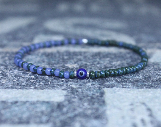 Kabbalah, Mens Beaded Bracelet, Anniversary Gift, Evil Eye Bracelet, Men Gift, Gift for Boyfriend, Bracelet, Couples Bracelet, Bead Bracelet