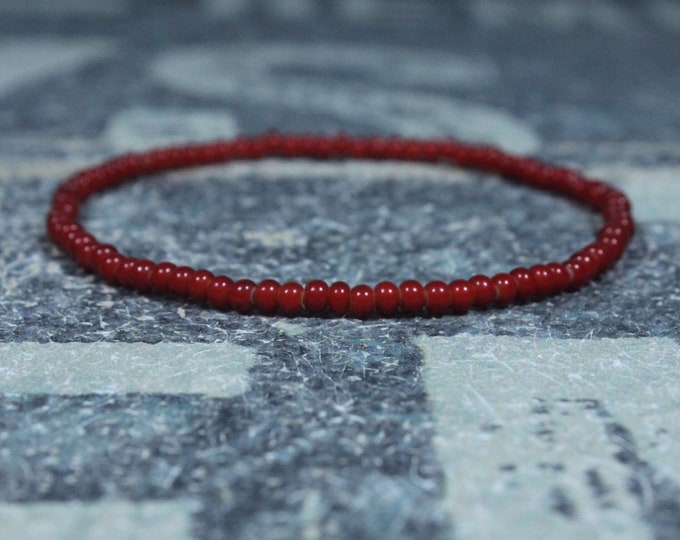 Mens Beaded Bracelet, Mens Bracelet, Minimalist jewelry, Minimalist Bracelet, Mens Jewelry, Beaded Bracelet, Boyfriend Gift, Men's Gift