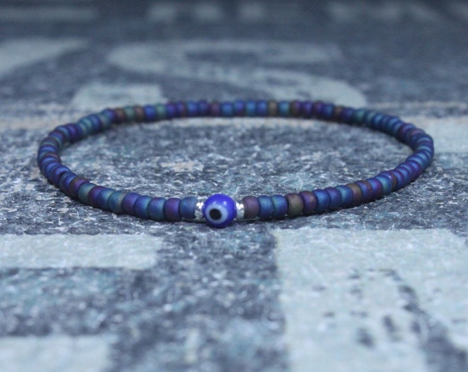 Kabbalah, Mens Beaded Bracelet, Anniversary Gift, Evil Eye Bracelet, Men Gift, Gift for Boyfriend, Bracelet, Couples Bracelet, Bead Bracelet