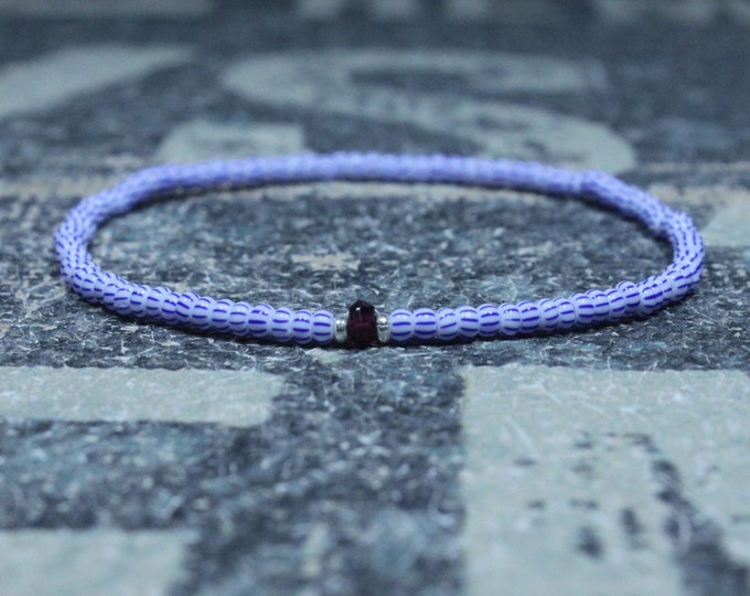 Tunduru Sapphire Bracelet, Mens Bracelet, Mens Jewelry, Mens Gift, September birthstone, Boyfriend gift, Husband Gift, Mens Beaded Bracelet