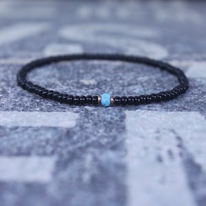 Turquoise Bracelet, Mens gifts, Gemstone bracelet, Mens Bracelet, Birthstone Bracelet, Couples Bracelet, Anniversary Gift, Beaded Bracelet