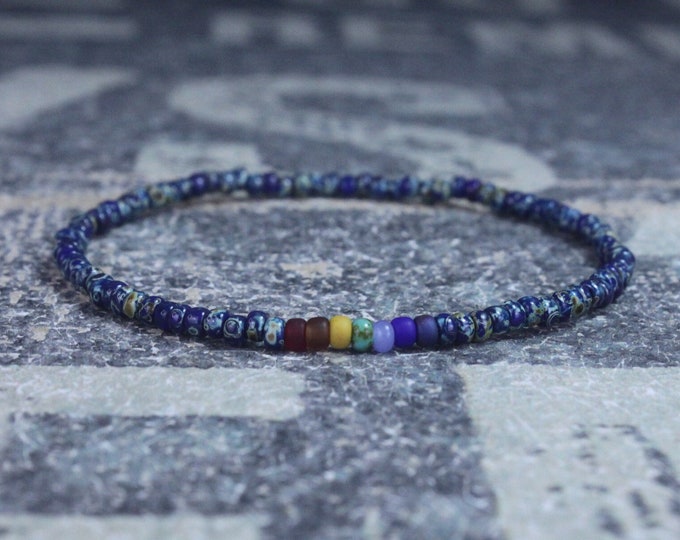 Chakra Bracelet, Mala Bracelet, Mens Beaded Bracelet, Birthstone Bracelet, Boyfriend Gift, Mens Gift for Men, Mens Bracelet, Birthday Gift