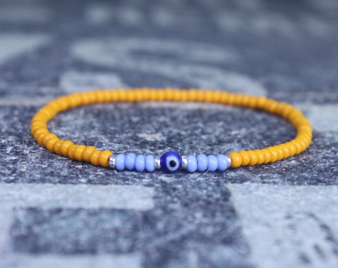 Kabbalah, Mens Beaded Bracelet, Anniversary Gift, Evil Eye Bracelet, Men Gift, Gift for Boyfriend, Bracelet, Couples Bracelet, Bead Bracelet