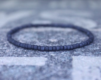 Mens Beaded Bracelet, Mens Bracelet, Minimalist jewelry, Minimalist Bracelet, Mens Jewelry, Beaded Bracelet, Boyfriend Gift, Men's Gift