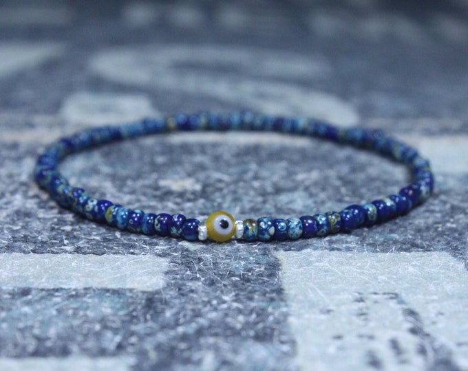 Kabbalah, Mens Beaded Bracelet, Anniversary Gift, Evil Eye Bracelet, Men Gift, Gift for Boyfriend, Bracelet, Couples Bracelet, Bead Bracelet