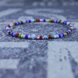 Opal Bracelet, Blue Opal, Mens Jewelry, Boho Bracelet, Minimalist Bracelet, Mens Gift, Boyfriend Gift, Gift for Men