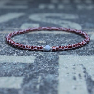 Opal Bracelet, Blue Opal, Mens Jewelry, Boho Bracelet, Minimalist Bracelet, Mens Gift, Boyfriend Gift, Gift for Men