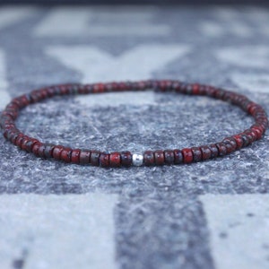 Mens Beaded Bracelet, Mens Bracelet, Minimalist jewelry, Minimalist Bracelet, Mens Jewelry, Beaded Bracelet, Boyfriend Gift, Men&#39;s Gift