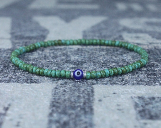 Kabbalah, Mens Beaded Bracelet, Anniversary Gift, Evil Eye Bracelet, Men Gift, Gift for Boyfriend, Bracelet, Couples Bracelet, Bead Bracelet