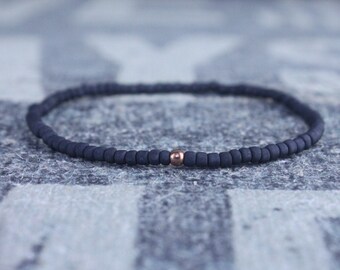 Mens Beaded Bracelet, Mens Bracelet, Minimalist jewelry, Minimalist Bracelet, Mens Jewelry, Beaded Bracelet, Boyfriend Gift, Men's Gift
