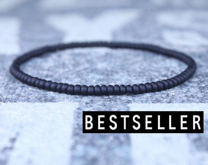 Mens Beaded Bracelet, Mens Bracelet, Minimalist jewelry, Minimalist Bracelet, Mens Jewelry, Beaded Bracelet, Boyfriend Gift, Men's Gift