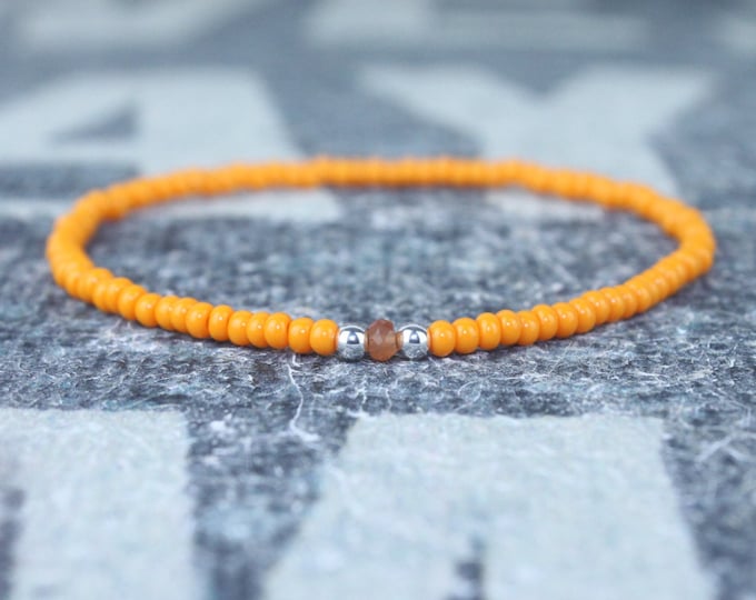 Carnelian Bracelet, Friendship Bracelet, Anniversary Gift, Mens Bracelet, Beaded Bracelet, Boyfriend Gift, Gift for Boyfriend, Gifts for Him