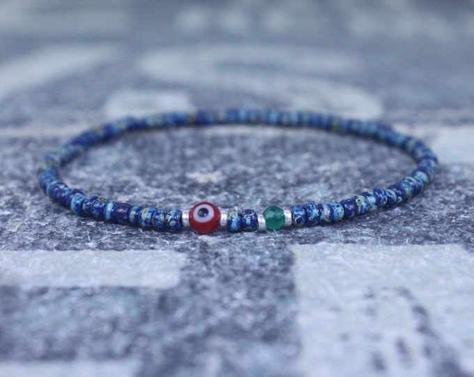 Gifts for Men, Onyx, Friendship Bracelet, Evil Eye Bracelet, Mens Bracelet, Bead Bracelet, Boyfriend Gift, Gift for Boyfriend, Gifts for Him