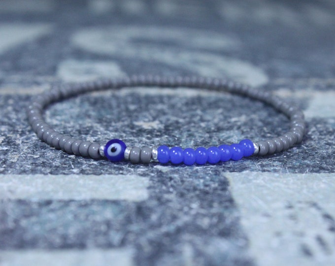 Kabbalah, Mens Beaded Bracelet, Anniversary Gift, Evil Eye Bracelet, Men Gift, Gift for Boyfriend, Bracelet, Couples Bracelet, Bead Bracelet