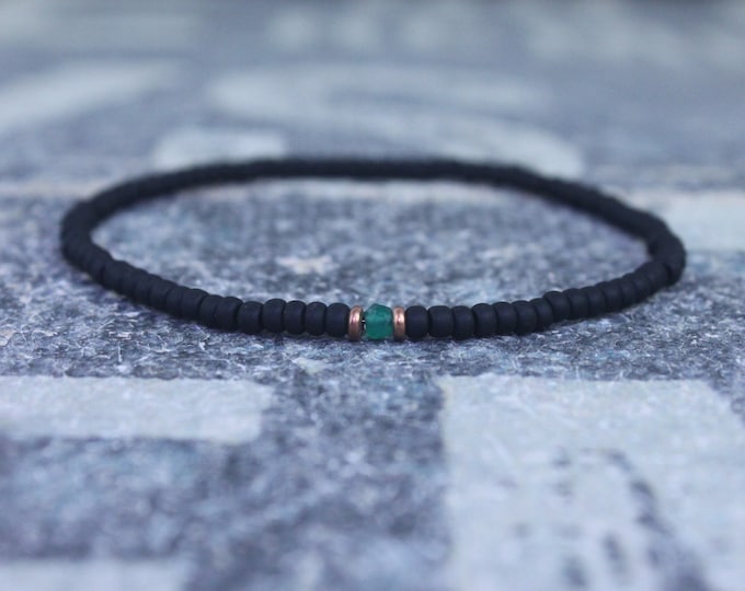 Gifts for Men, Onyx, Friendship Bracelet, Green Onyx, Mens Bracelet, Beaded Bracelet, Boyfriend Gift, Gift for Boyfriend, Gifts for Him