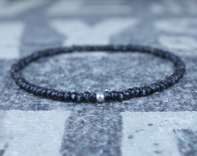 Mens Beaded Bracelet, Mens Bracelet, Minimalist jewelry, Minimalist Bracelet, Mens Jewelry, Beaded Bracelet, Boyfriend Gift, Men's Gift