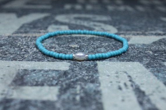 White Pearl bracelet, Mens Gift, Love Bracelet, Gift for Men, Boyfriend Gift, Husband Gift, Gift for Boyfriend, Gift for Husband, Couples