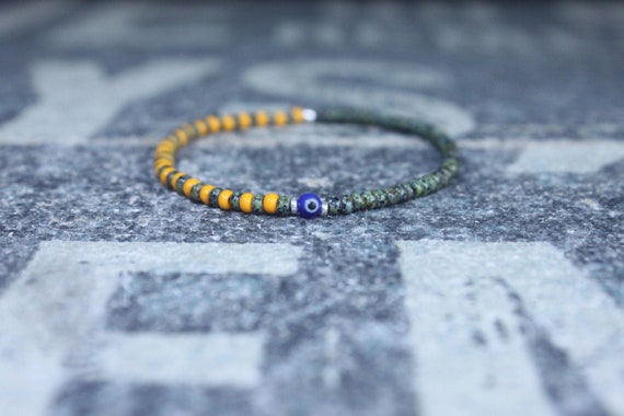 Kabbalah, Mens Beaded Bracelet, Anniversary Gift, Evil Eye Bracelet, Men Gift, Gift for Boyfriend, Bracelet, Couples Bracelet, Bead Bracelet