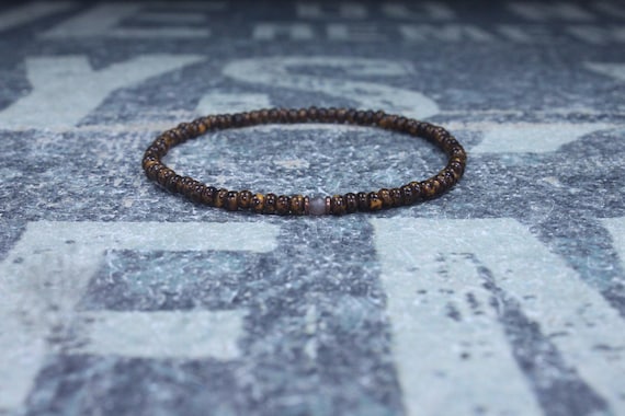 Moonstone men, Moonstone Bracelet Men, Bracelet for men, Mens Beaded Bracelet, Boyfriend Gift, Moonstone birthstone Boyfriend, Gifts for Him