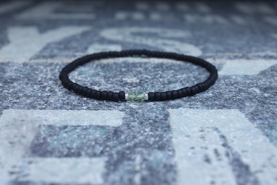 Peridot Bracelet, Bracelet Men, Mens bracelet, Mens Gifts, Birthday Gift for Men, Gemstone Bracelet, Birthstone bracelet, Bracelet Men