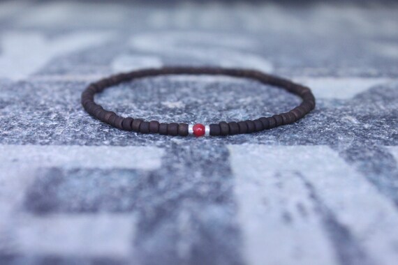 Coral bracelet, Mens Gift, Red Coral Bracelet, Gift for Men, Boyfriend Gift, Husband Gift, Gift for Boyfriend, Gift for Husband, Couples
