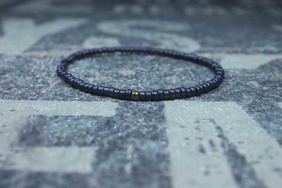 Mens Beaded Bracelet, Mens Bracelet, Minimalist jewelry, Minimalist Bracelet, Mens Jewelry, Beaded Bracelet, Boyfriend Gift, Men's Gift