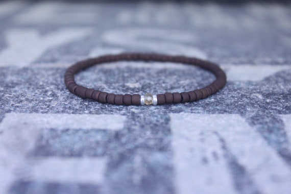 Citrine Bracelet, Men's Beaded Bracelet, Mens gifts, Gift for Husband, Boyfriend Gift, Birthstone bracelet, Anniversary Couples Bracelet