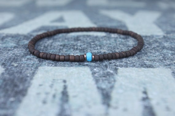 Turquoise Bracelet, Mens gifts, Gemstone bracelet, Mens Bracelet, Birthstone Bracelet, Couples Bracelet, Anniversary Gift, Beaded Bracelet