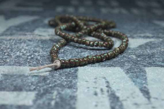 Mens Necklace, Mens Beaded Necklace, Long Necklace for Men, Metal Free Necklace without Clasp, No Clasp Necklace, Bead Necklace, Mens Gift