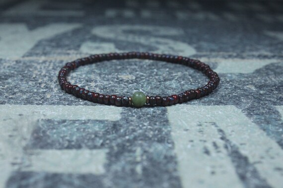 Mens Jade Bracelet, Mens Jewelry, Minimalist Bracelet, Gifts for Men, Anniversary Gift, Birthday Gift, Gift for Husband, Boyfriend Gift S2