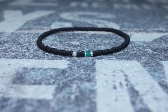 Gifts for Men, Onyx, Friendship Bracelet, Green Onyx Bracelet, Mens Bracelet, Beaded Bracelet Boyfriend Gift for Boyfriend, Gifts for Him