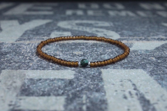 Turquoise Bracelet, Mens gifts, Gemstone bracelet, Mens Bracelet, Birthstone Bracelet, Couples Bracelet, Anniversary Gift Beaded Bracelet