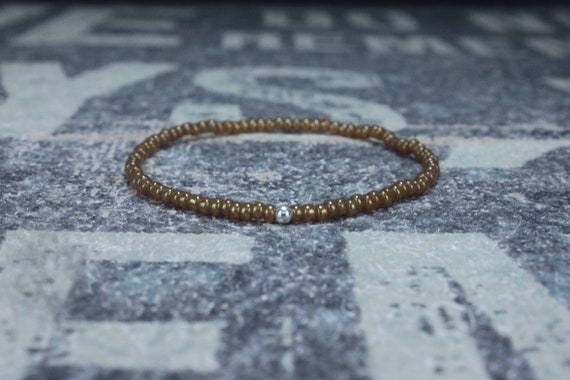 Mens Beaded Bracelet, Mens Bracelet, Minimalist jewelry, Minimalist Bracelet, Mens Jewelry, Beaded Bracelet, Boyfriend Gift, Men's Gift