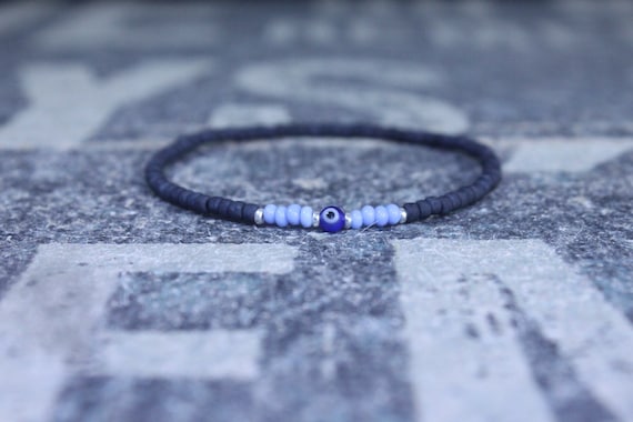 Kabbalah, Mens Beaded Bracelet, Anniversary Gift, Evil Eye Bracelet, Men Gift, Gift for Boyfriend, Bracelet, Couples Bracelet, Bead Bracelet