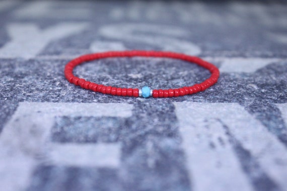 Turquoise Bracelet, Mens gifts, Gemstone bracelet, Mens Bracelet, Birthstone Bracelet, Couples Bracelet, Anniversary Gift, Beaded Bracelet