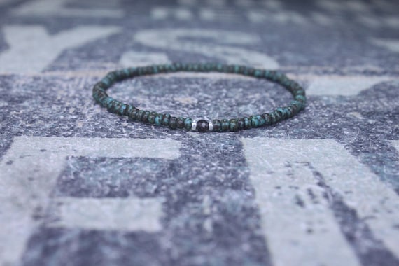 Husband Gift, Smoky Quartz Bracelet, Boyfriend Gift, Gift for Him, Beaded Bracelet, Friendship Bracelet, Mens Jewelry Minimalist Bracelet