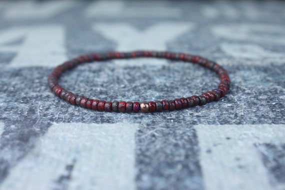 Mens Beaded Bracelet, Mens Bracelet, Minimalist jewelry, Minimalist Bracelet, Mens Jewelry, Beaded Bracelet, Boyfriend Gift, Men's Gift