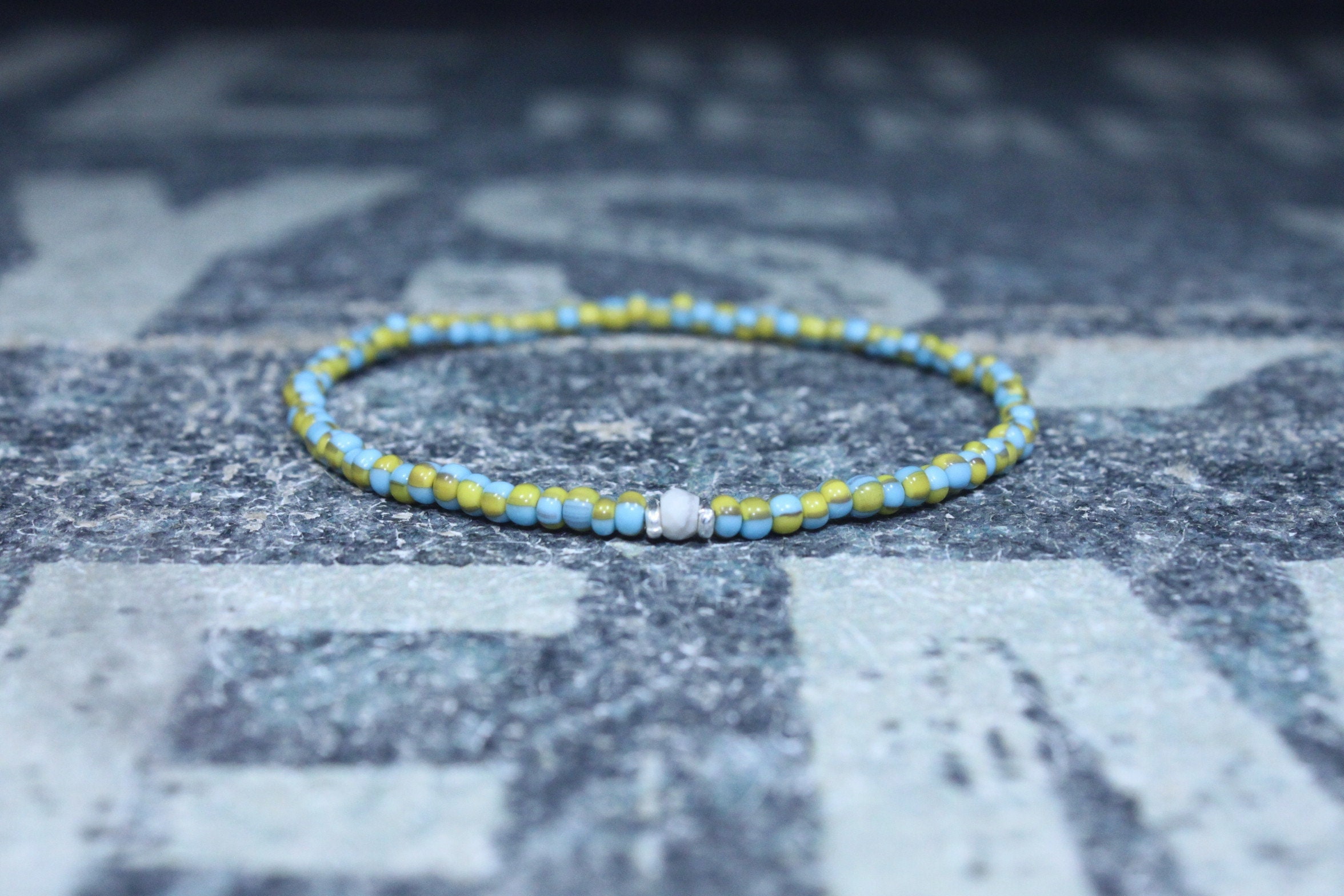 Men's Howlite Beaded Bracelet | Howlite Bracelet for Men