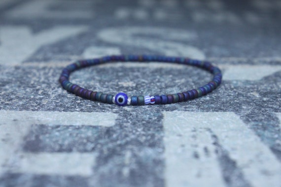 Kabbalah, Mens Beaded Bracelet, Anniversary Gift, Evil Eye Bracelet, Men Gift, Gift for Boyfriend, Bracelet, Couples Bracelet, Bead Bracelet