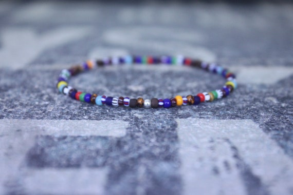 Mens Beaded Bracelet, Mens Bracelet, Minimalist jewelry, Minimalist Bracelet, Mens Jewelry, Beaded Bracelet, Boyfriend Gift, Men's Gift