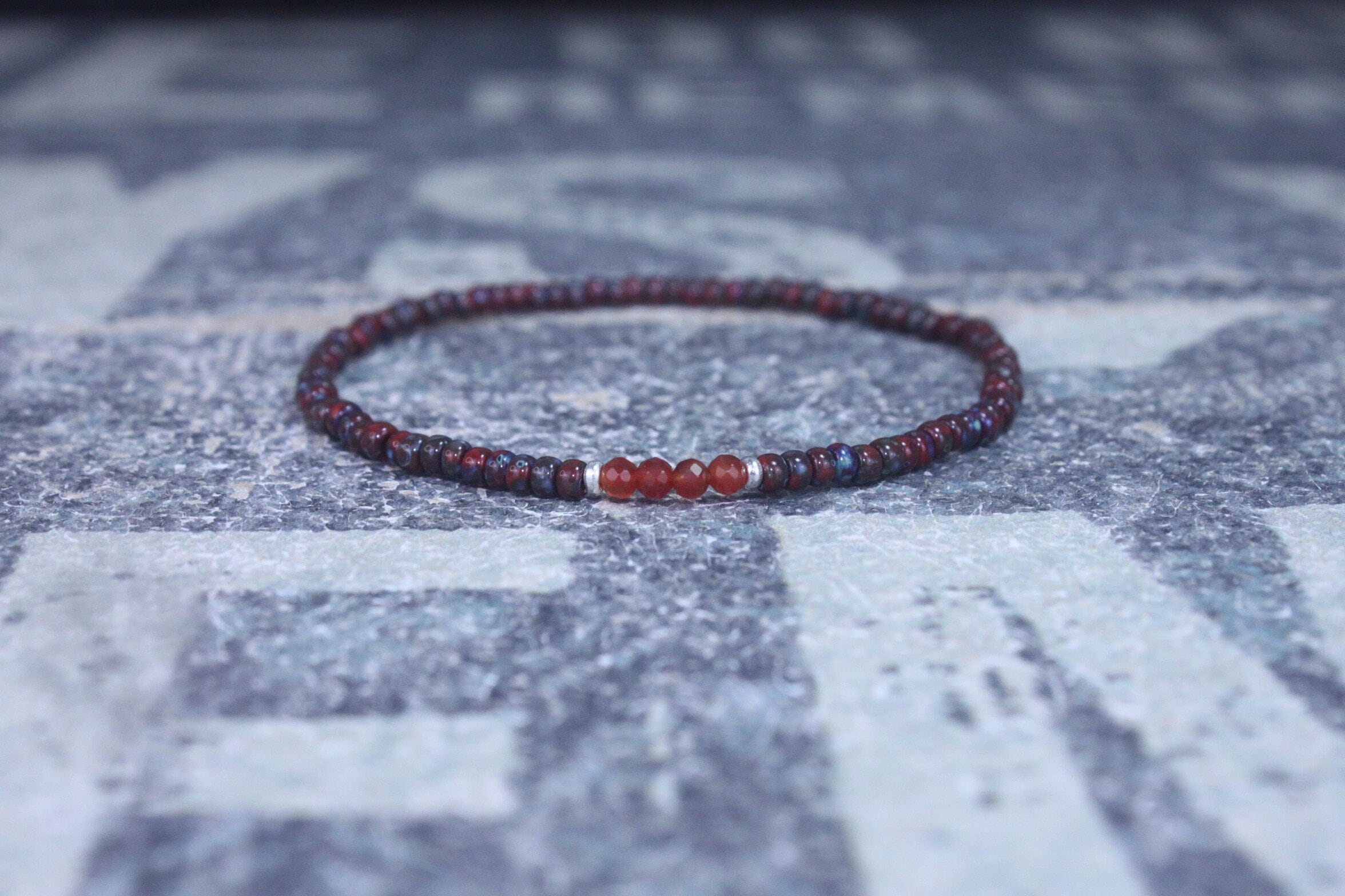Mens carnelian shop bracelet