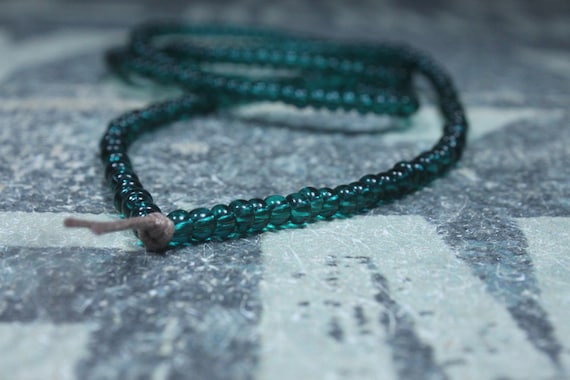 Mens Necklace, Mens Beaded Necklace, Long Necklace for Men, Metal Free Necklace without Clasp, No Clasp Necklace, Bead Necklace, Mens Gift